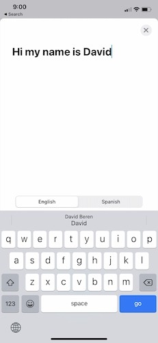 Aplicación Apple Translate Ios14 Traducción de texto