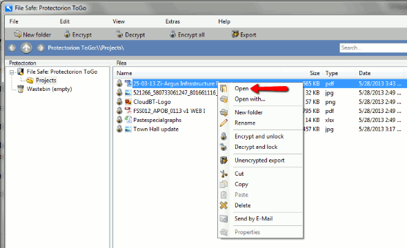 Protectorion-To-Go-Open-Encrypted-File