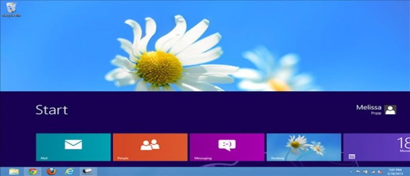 Cambiar el tamaño y la posición de la pantalla de inicio de Windows 8