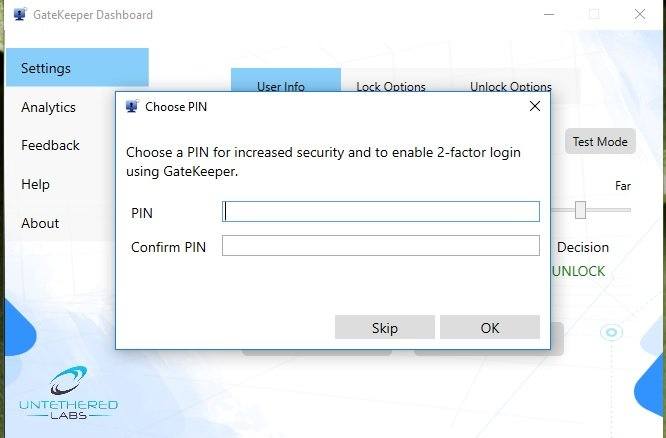 gatekeeper-software-pin-código