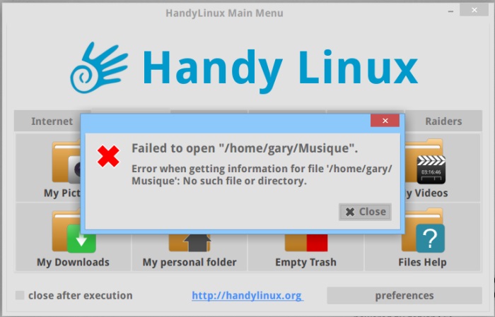 Handy Linux-musique-not-music