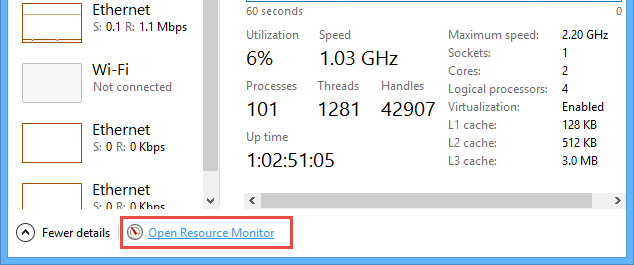 forzar-programas-específicos-cpu-open-resource-monitor