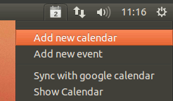 Cómo agregar eventos a Google Calendar desde la bandeja del sistema [Ubuntu]