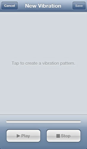 iOS Crear nueva vibración /></imagen><noscript><img width=