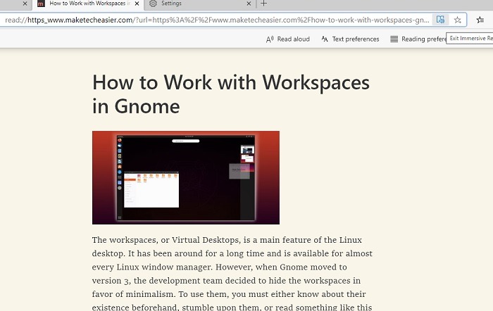 Características de Microsoft Edge que hacen que valga la pena probar Lector inmersivo