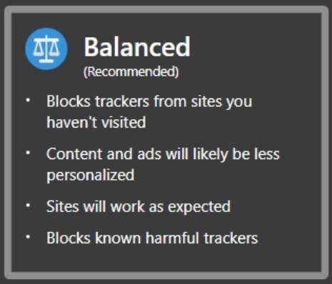 Edge Tracker protección equilibrada