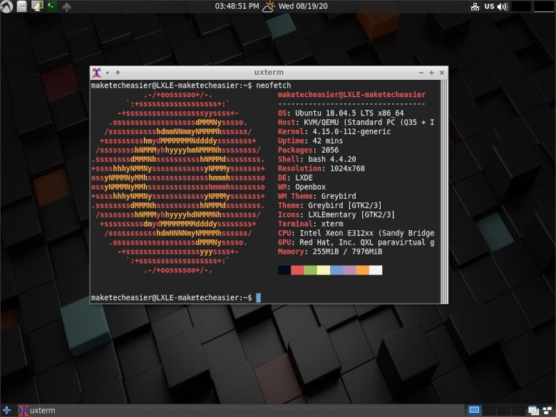 Lxde Lxle Neofetch