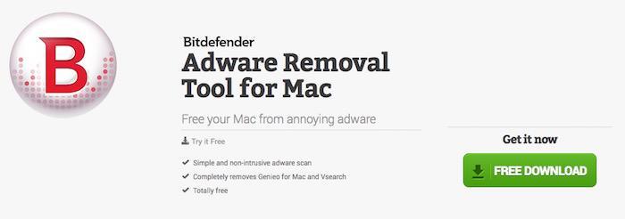 Un eliminador de adware bien considerado es Bitdefender.