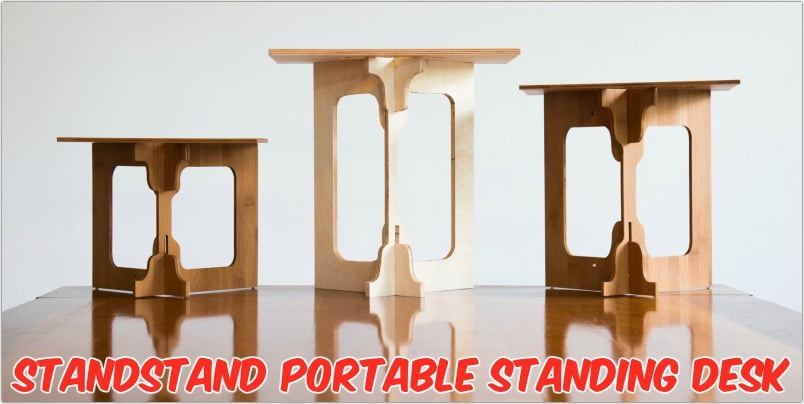 StandStand: A Beautiful, Easy-to-Use Portable Standing Desk