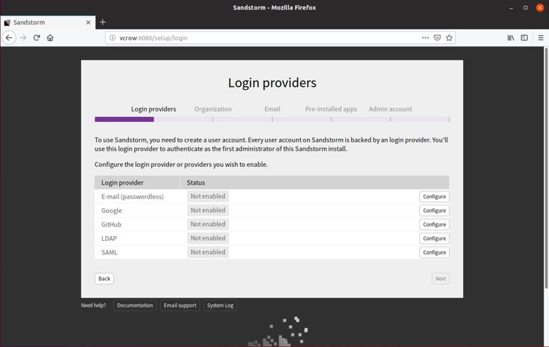 cómo-instalar-usar-sandstorm-configuration