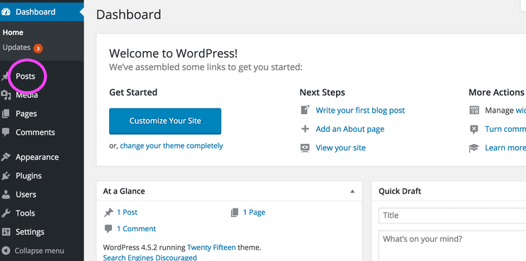 evitar-errores-de-usuario-wordpress-limit-dashboard-menu-post-2