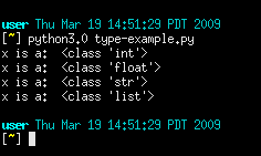 Ejemplo de escritura dinámica de Python