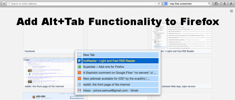 Agregue la funcionalidad Alt+Tab a Firefox con Supertab