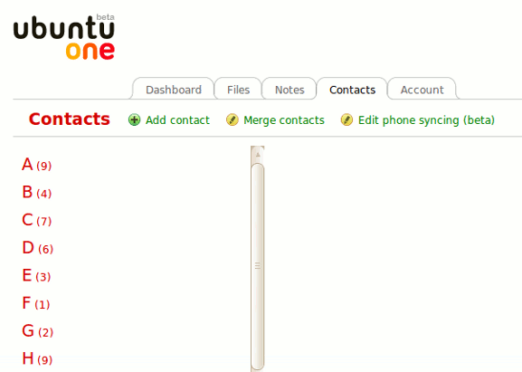 ubuntuone-contacto