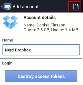 FolderSync-Lite-App-guardar-cuenta-detalles