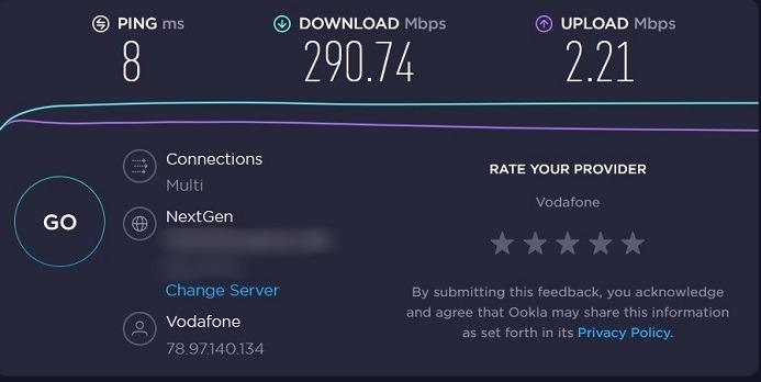 Revisión de Socialproxy Velocidad de conexión normal