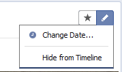 Línea de tiempo de Facebook: ocultar de la línea de tiempo