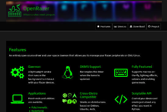 Proyecto Openrazer