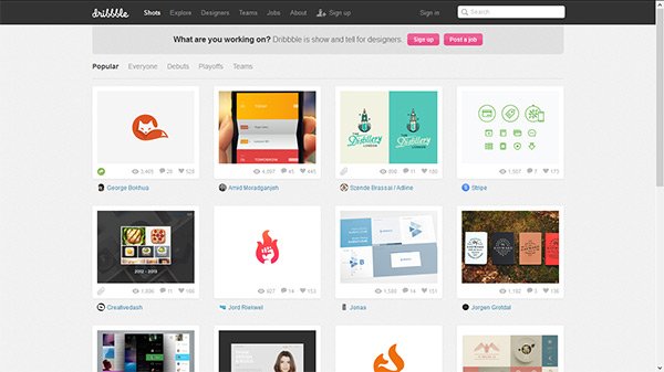 pinterestalternatives-dribbble