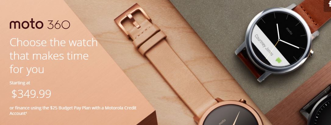 Tecnología portátil de moda - Moto 360 Smartwatch