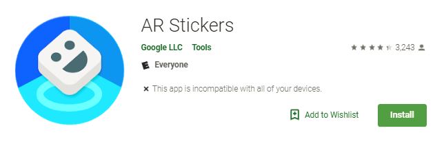 arcore-stickers-app