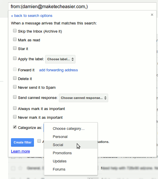 gmail-filtro-categoría