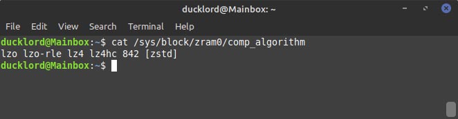 Configurar Zram en Ubuntu Comprobar algoritmos de compresión