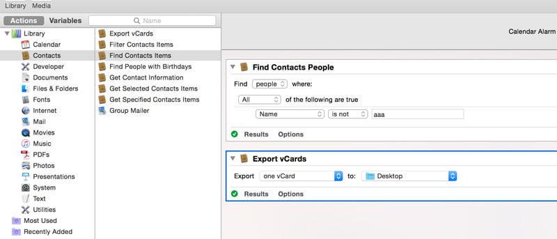 How To Automatically Back Up Contacts in OS X