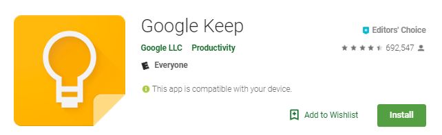 android-colaboración-google-keep