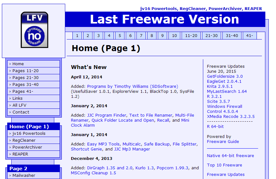 Freew-321D-Página de inicio