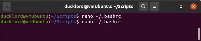 Cómo usar las variables de Bash Open Bashrc