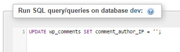 wp-remove-comment-ip-address-execute-query