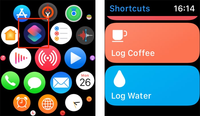 Accesos directos de Siri Apple Watch Activar acceso directo