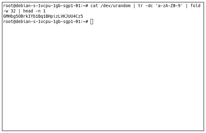 Matrix Server 22 Secreto precompartido