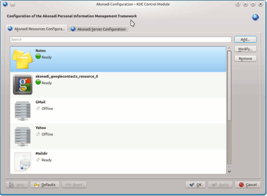 akonadi-config