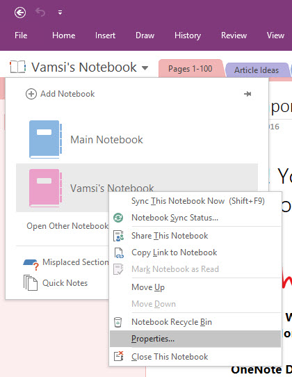 evernote-to-onenote-select-properties