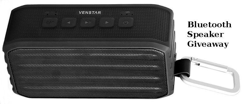 Venstar Waterproof Mini Handheld Bluetooth Speaker Review & Giveaway