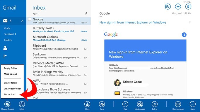 windows8livetileemail-pintostart