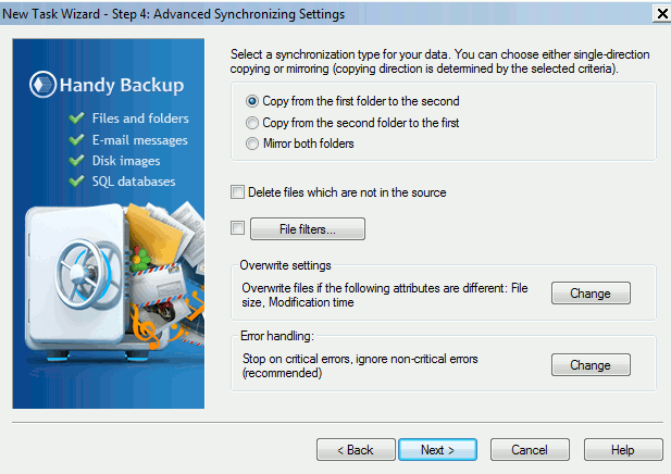 handybackup-select-synchronize-action