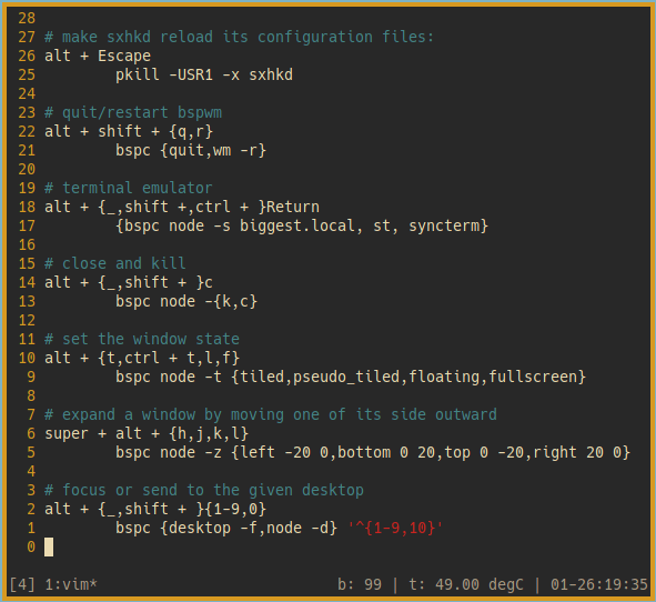 Bspwm 09 Sxhkd Configuración 1