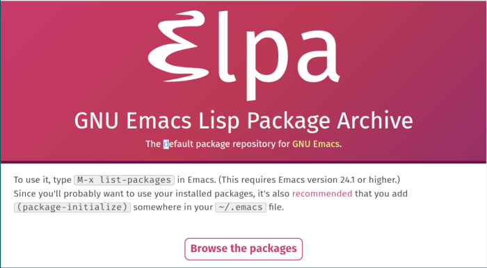Emacs Ledger 08 Elpa Sitio web