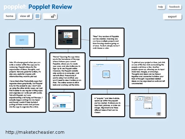 Popplet-Página