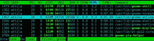 filtro htop