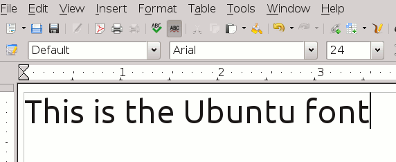 Fuente Ubuntu