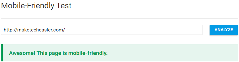 Google-mobile-friendly-websites-test