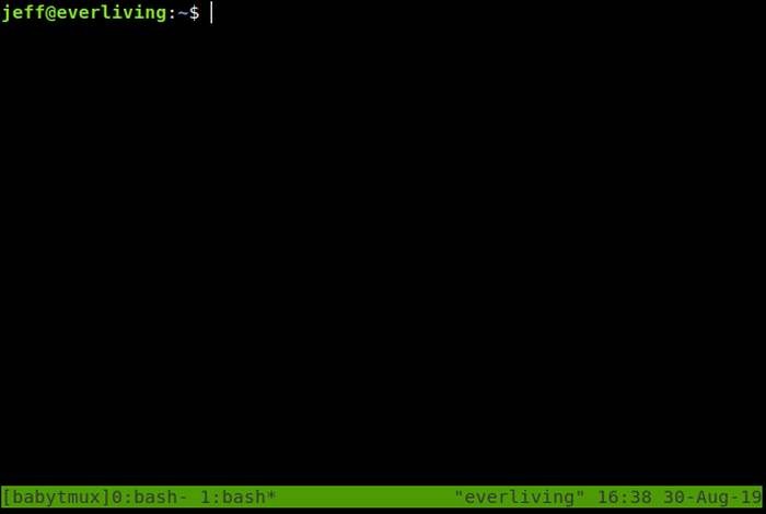 Cambiar ventanas Tmux