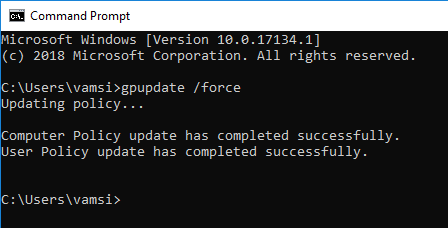 experiencias-compartidas-win10-force-update-group-policu