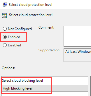 endurecer-windows-defender-cloud-protection-level