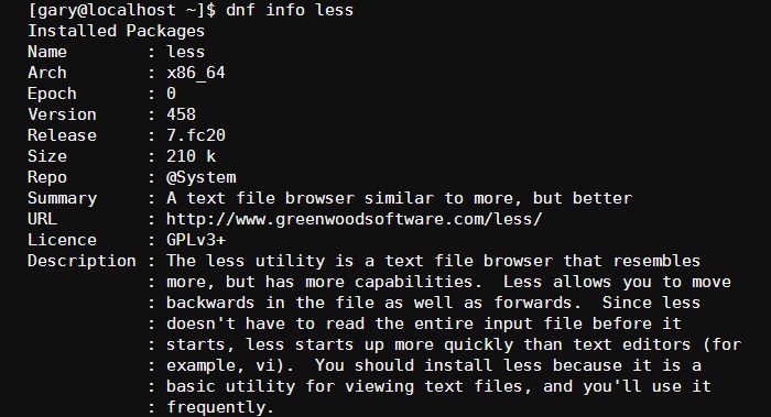 dnf-info-less