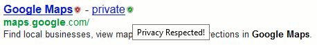 privacidad respetada